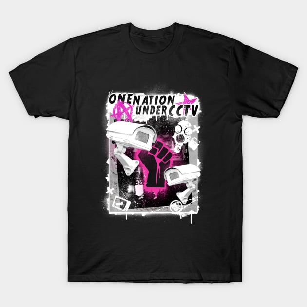 One nation under CCTV T-Shirt by Kiboune